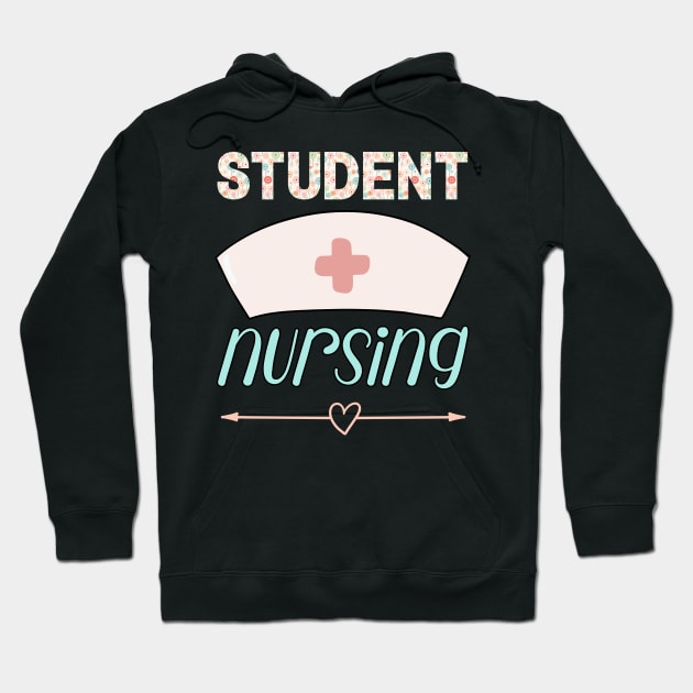 Pastel Nurse Students Nursing Hoodie by LenaArt